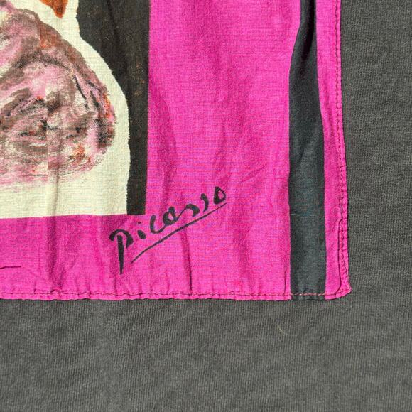 90s Pablo Picasso 'Buste de Femme au Chapeau Bleu' Longsleeve - Picture 3 of 6